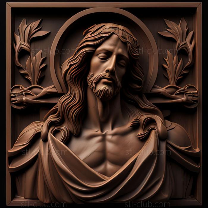 3D model st jesus (STL)